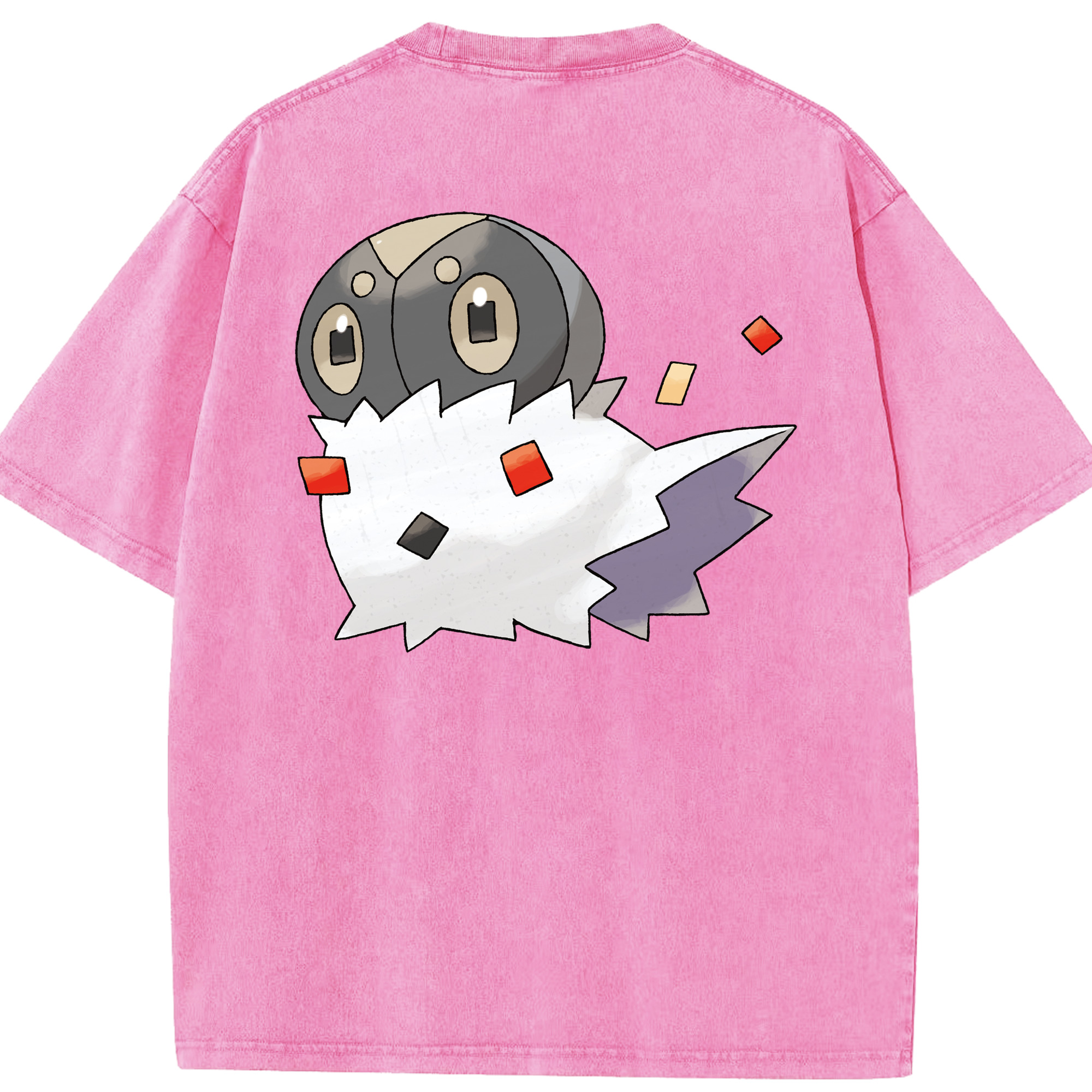 （画像用） ポケットモンスター Pokémon 綿100% ヴィンテージ風 半袖Tシャツ（背面プリント）